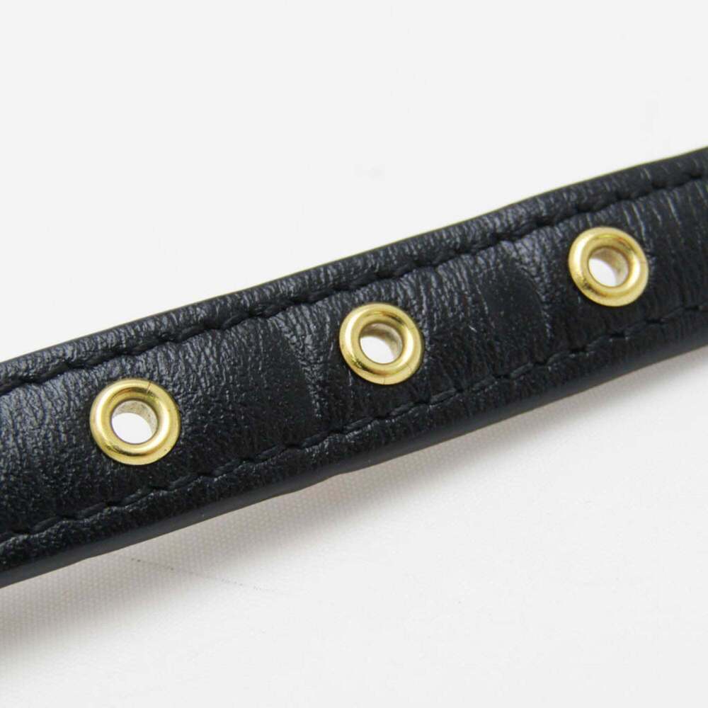 LOUIS VUITTON Black Leather Bracelet - Picture 6 of 10